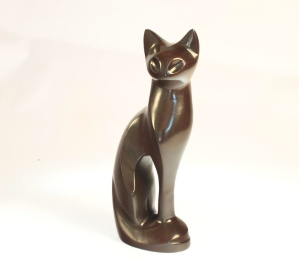 gatto in bronzo